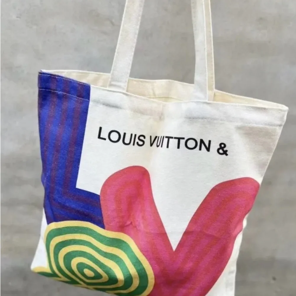 Louis Vuitton Colorful Canvas Tote Bag